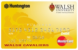 Walsh Cavaliers Platinum Debit Card