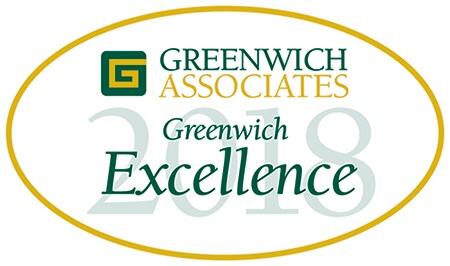 Greenwich Associates Excellence Award 2018