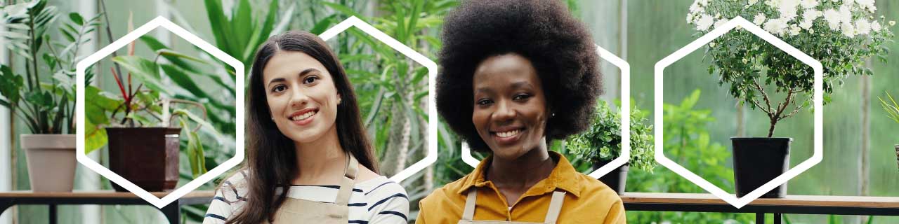 Photo of two women small business owners.