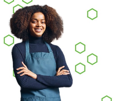Female business owner