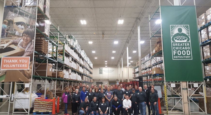 Chicago Region Huntington employees Martin Luther King Day of Service.