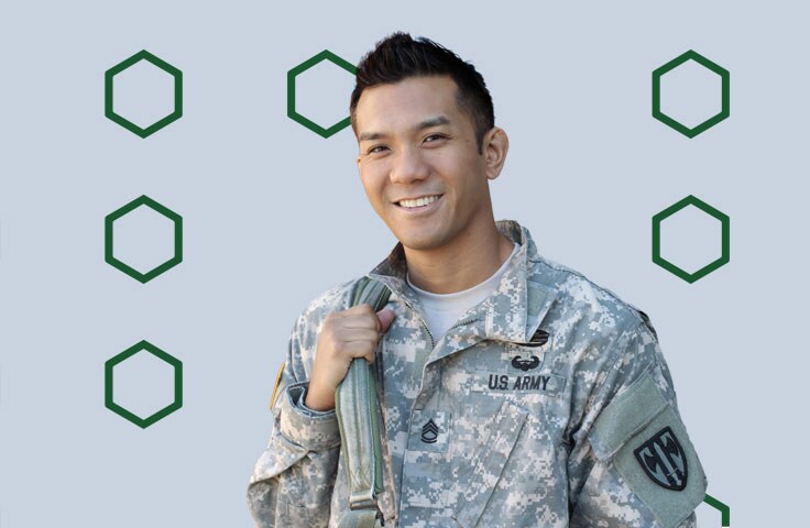 military man standing