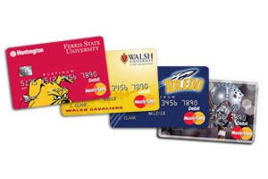 Student banking cards