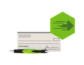 check with pen