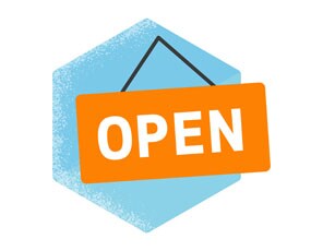 Open sign