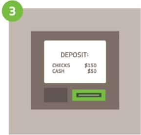 ATM Check Deposit Step 3