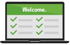 Full online account opening experience