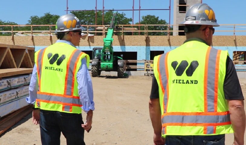 Wieland building site workers