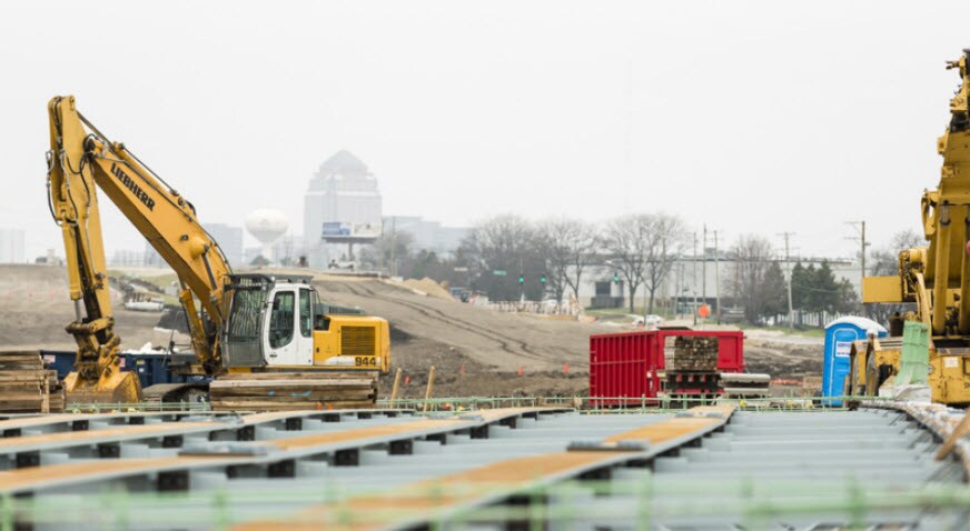 Dunnet Bay Construction Site in Chicago.