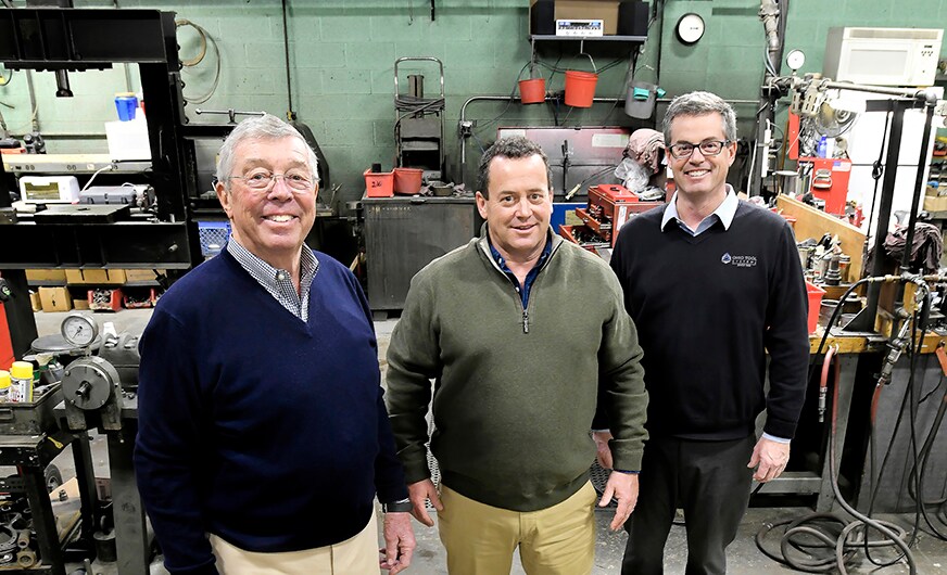 L to R: Greg Grace, president; Jack Grace, co-founder; Eric Grace, vice president, Ohio Tool Systems