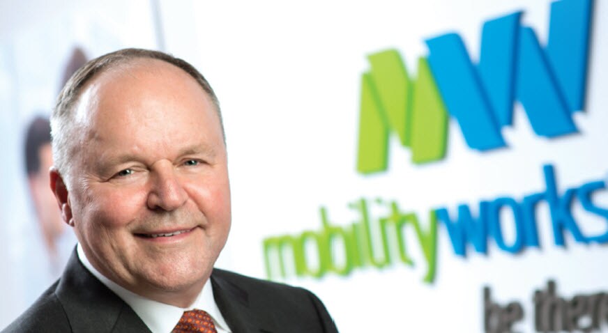 Bill Koeblitz and the MobilityWorks logo.