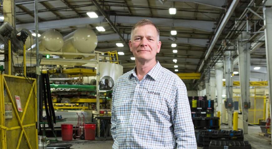 Paul Aultman at Vantage Plastics.