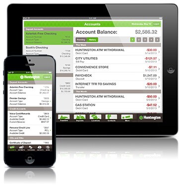 my account balance bank statement huntington bank huntington bank customer service