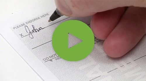 How to endorse a check