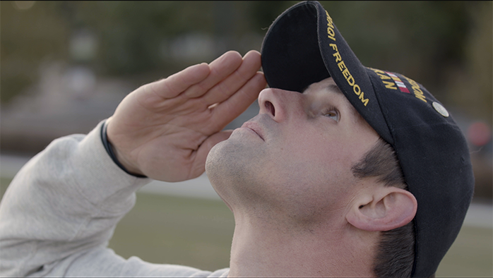 Huntington flag raising video