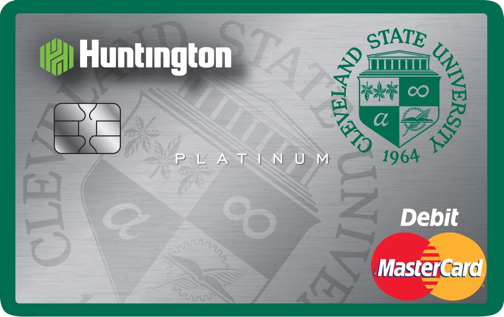 Cleveland State University Banking Mastercard Debit Card